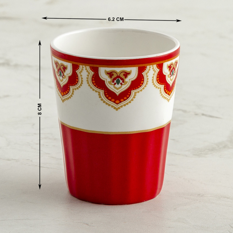 Shalimar-Stanton Printed 7-Pc. Kettle and Tea Cup Set - Kettle: 1000 ml + Cup: 160 ml