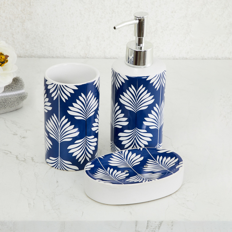Mekong Printed 3-Piece Bathroom Accessory Set