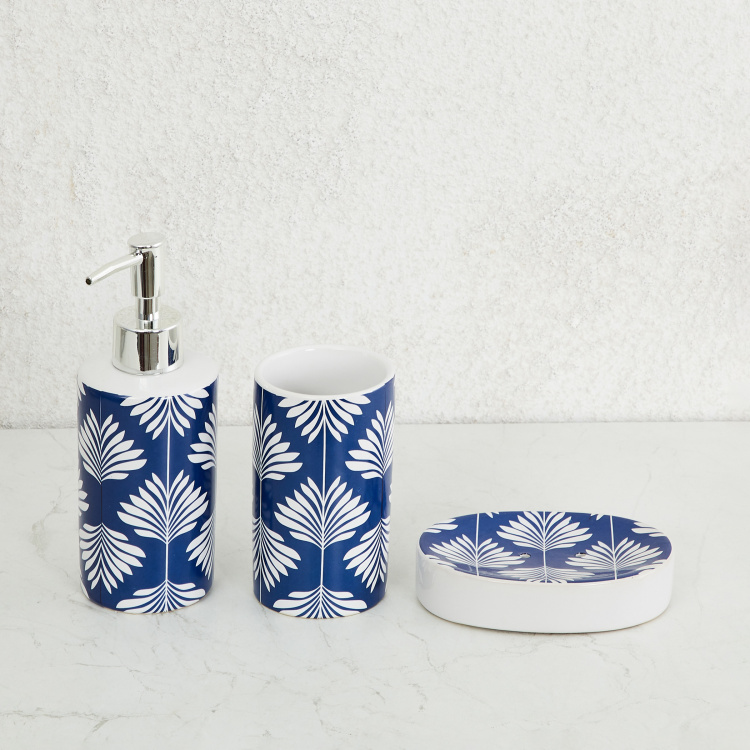 Mekong Printed 3-Piece Bathroom Accessory Set