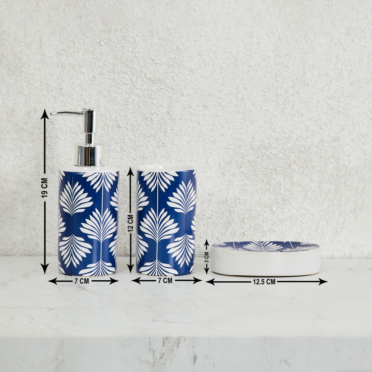 Mekong Printed 3-Piece Bathroom Accessory Set