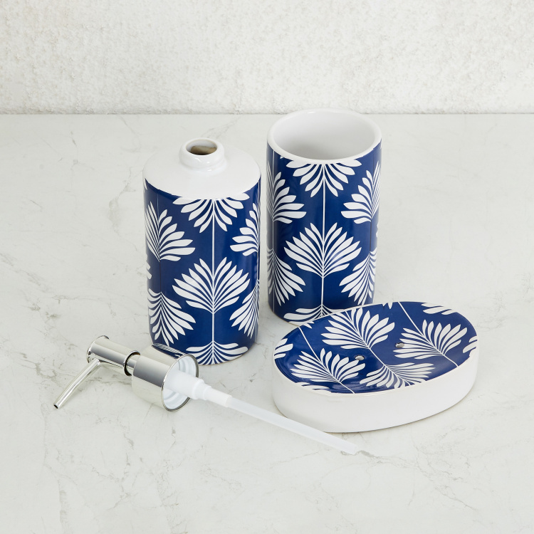 Mekong Printed 3-Piece Bathroom Accessory Set