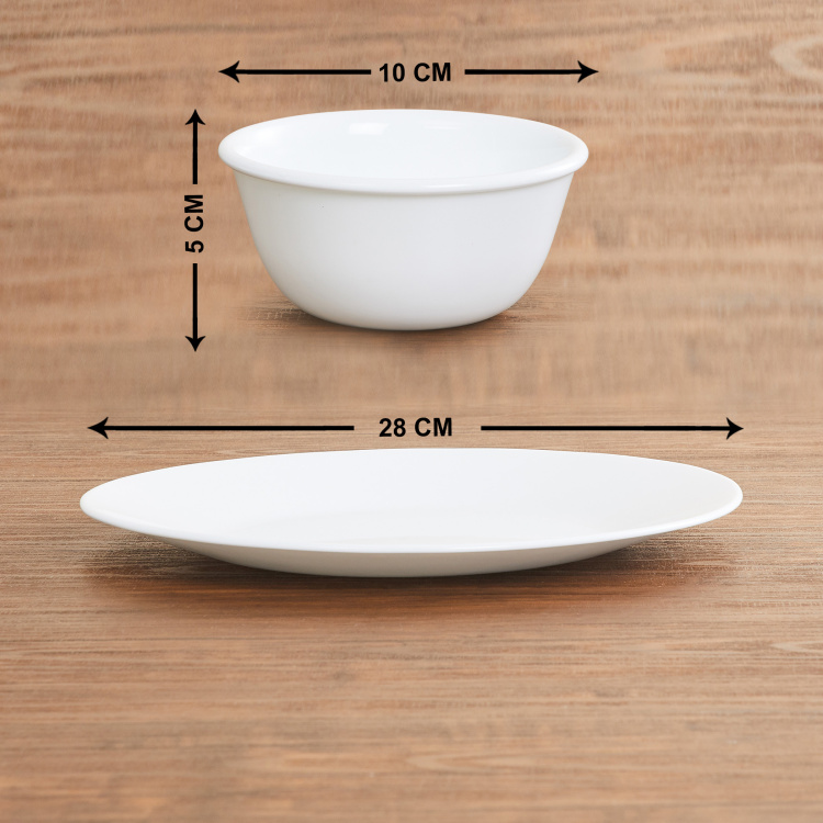 Corelle Winter Frost 8-Piece Dinner Set