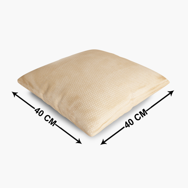 Snazz-Classy Textured Cushion Cover- Set of 2 - 40 x 40 cm