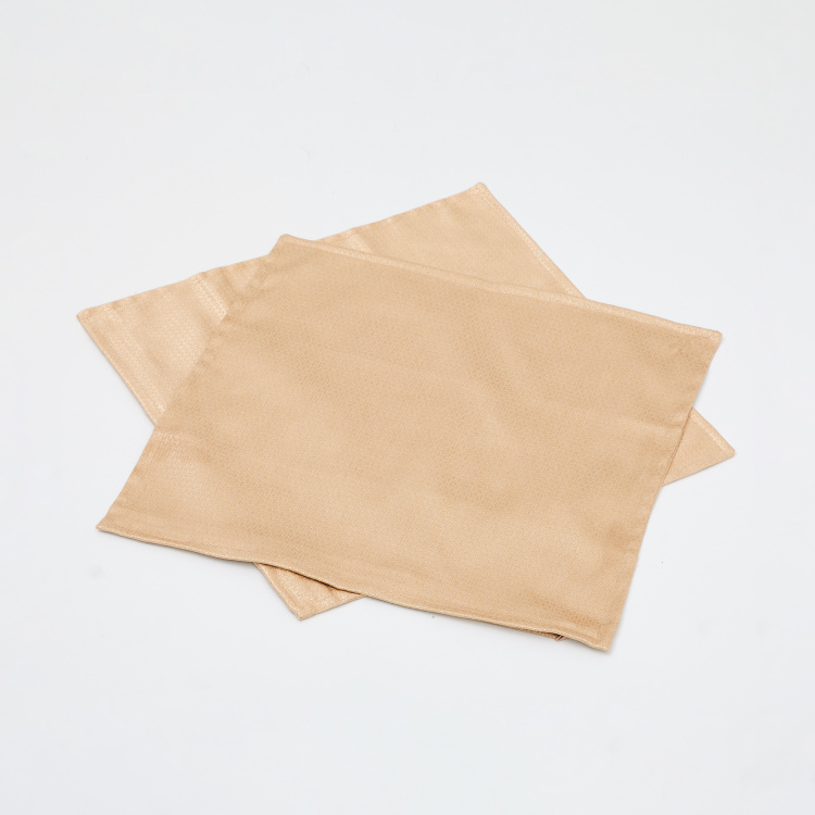 Snazz-Classy Textured Cushion Cover- Set of 2 - 40 x 40 cm