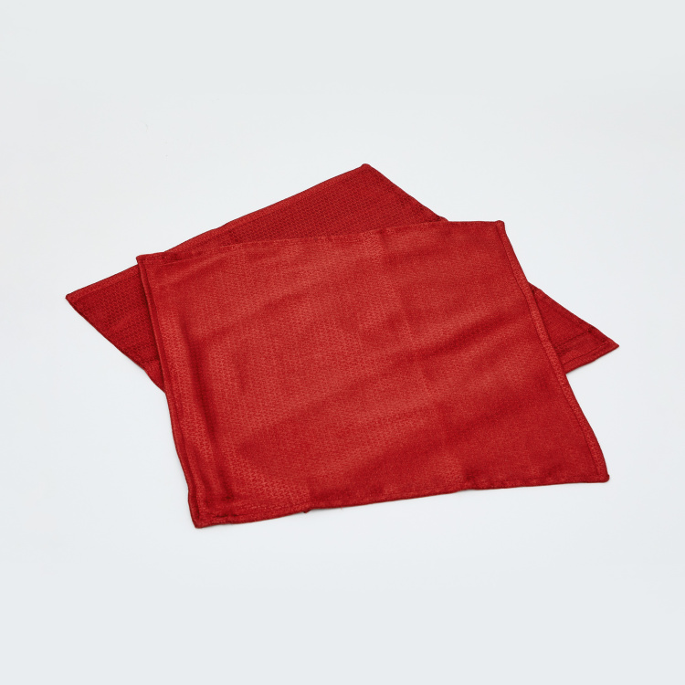 Snazzy Classy Textured Cushion Covers - Set of 2 - 40 x 40 cm