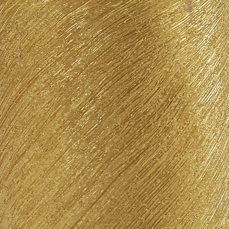 Mayur Gold Brushed Pillar Candle