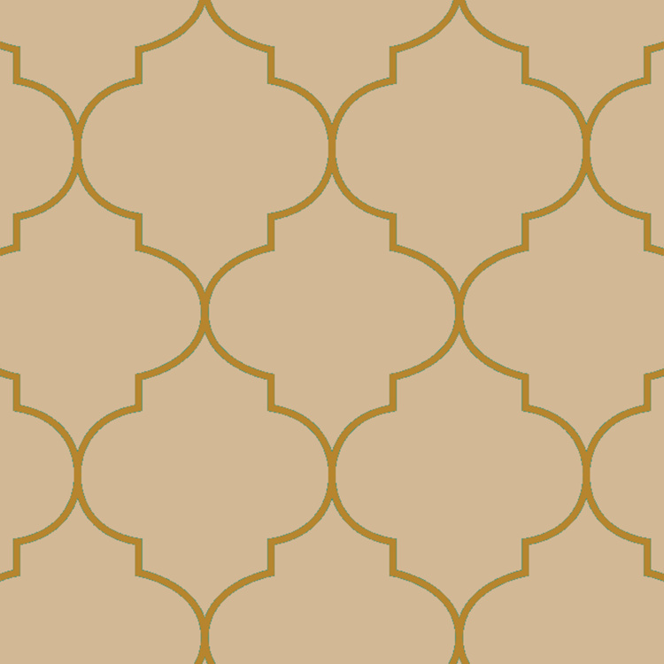Ananda-Ogee Printed Semi-Blackout Door Curtain Pair - 120 x 225 cm