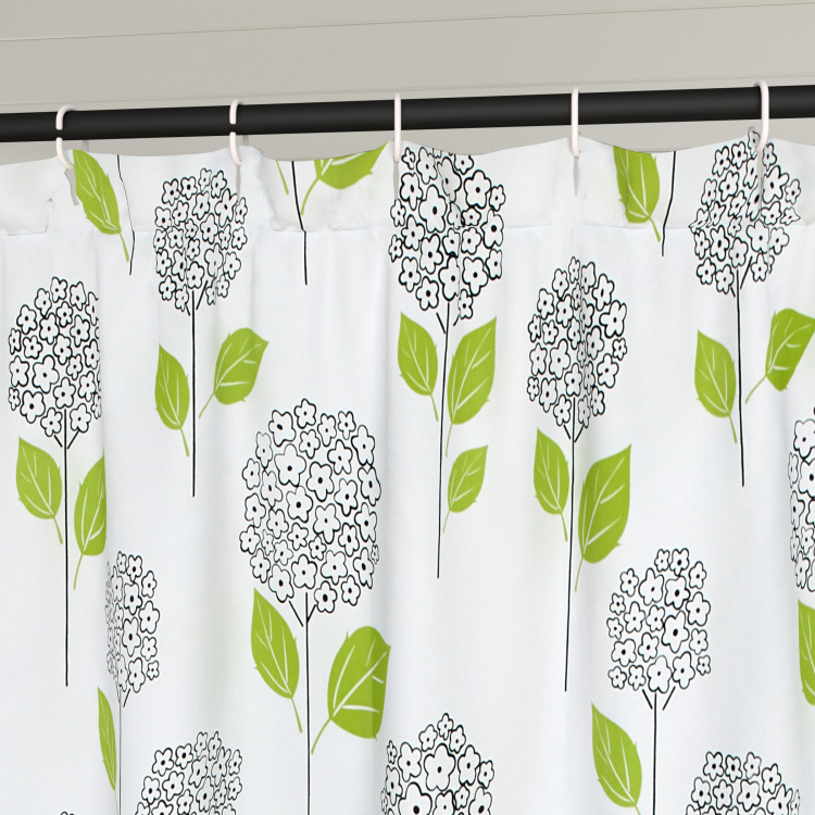 Mekong Kent Printed Single Pc. Shower Curtain - 180 cm x 180 cm - Polyester - Multicolour