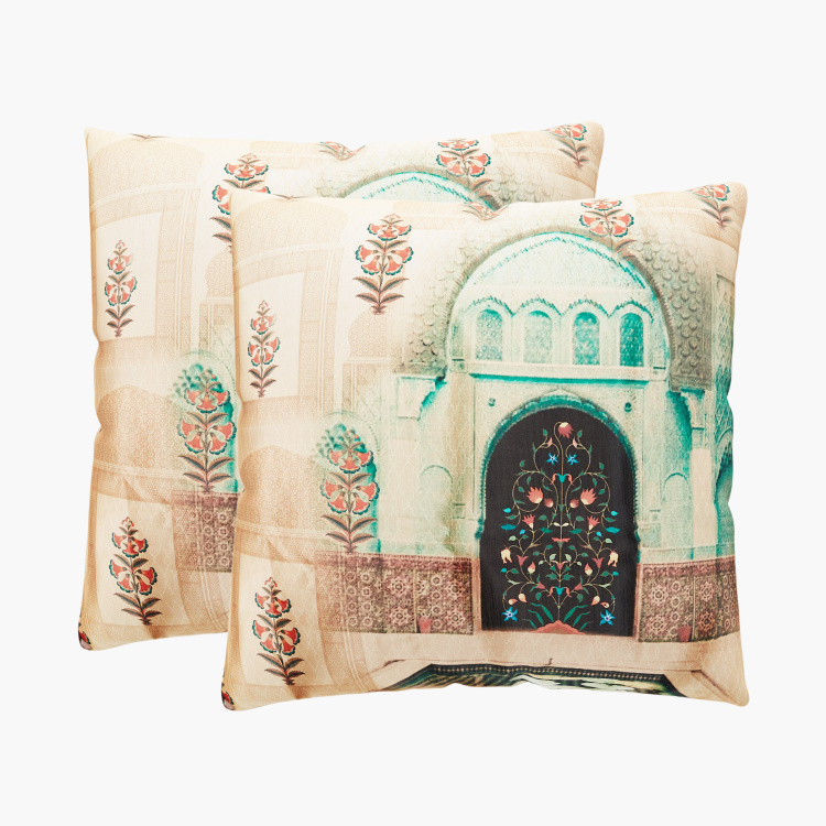 Aurora Digital Print Cushion Covers - Set of 2 - 65 x 65 cm