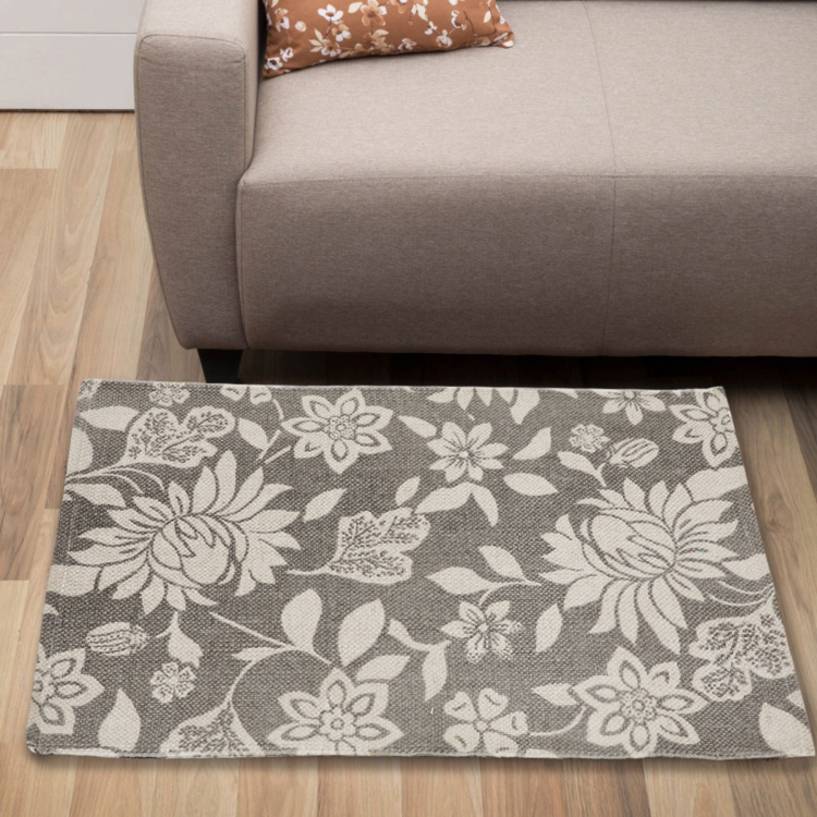 Snazz Printed Cotton Durrie - 52 x 81 cm