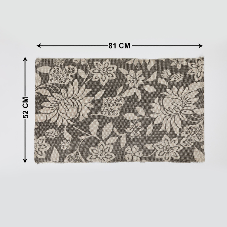 Snazz Printed Cotton Durrie - 52 x 81 cm