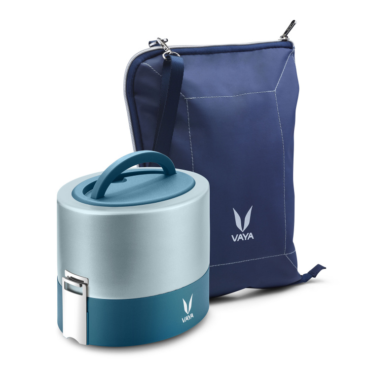 Vaya Tyffyn Two-Tier Lunch Box with Bagmat