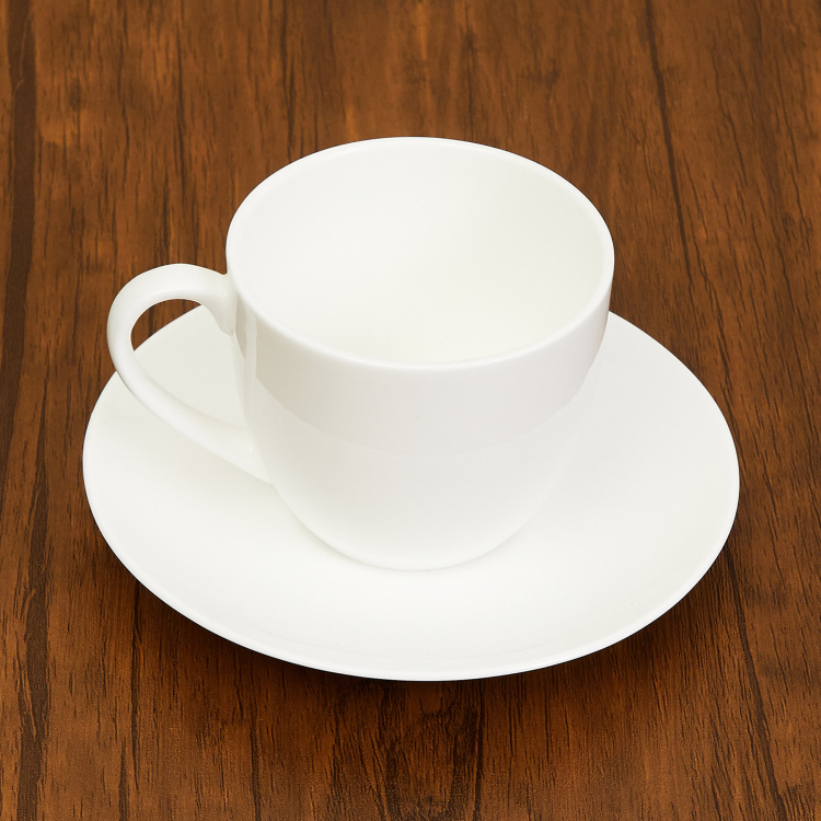 Marshmallow Bone China Cup and Saucer - 250ml