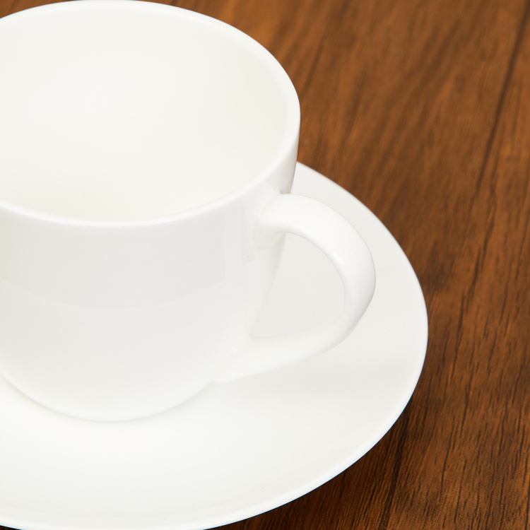 Marshmallow Bone China Cup and Saucer - 250ml