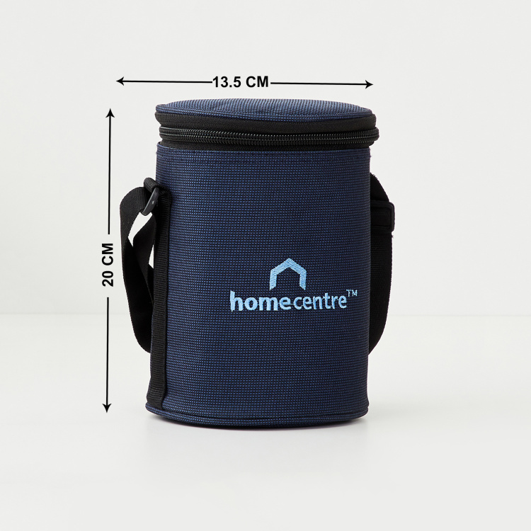 Nile Ambrosia 3-Tier Lunch Box Set with Bag Multicolour