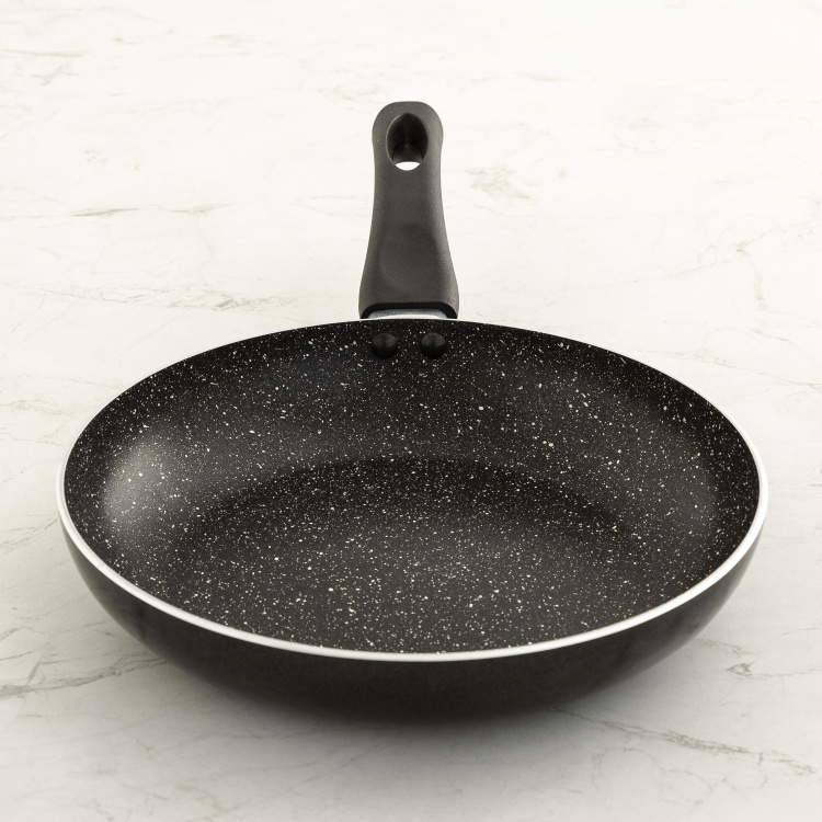 PRESTIGE Granite Twin Frying Pan and Kadai with Lid - Set of 2