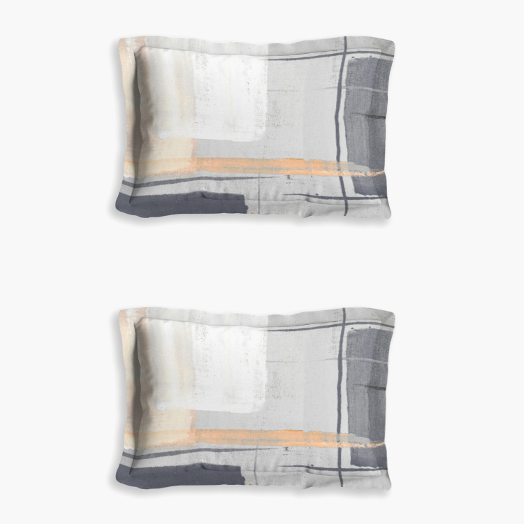D'DECOR Vista Printed 3-Pc. Double Bedsheet Set - 229 x 274 cm