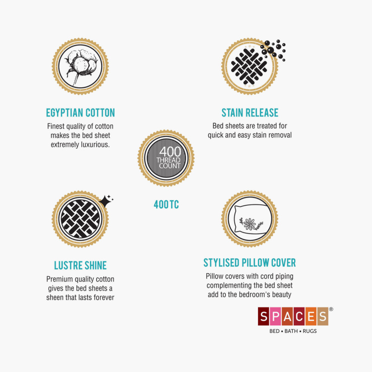 SPACES Occasions Printed Double Comforter - 2.24 m x 2.7 m