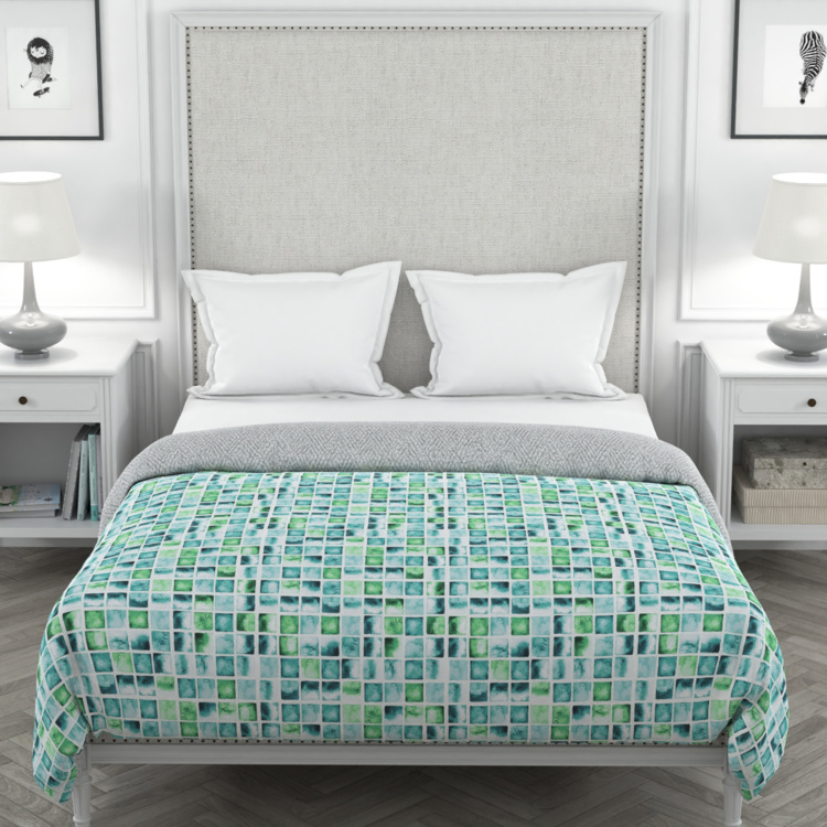 PORTICO Facets Printed King-Size Comforter - 2.24 x 2.74 m