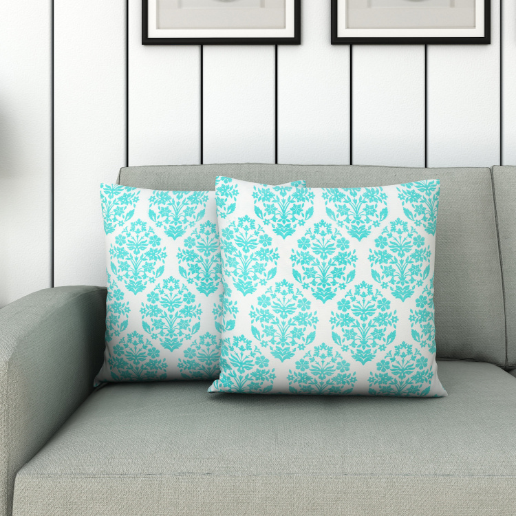 Hewa Printed Cushion Covers - Set of 2 - 30 x 30 cm