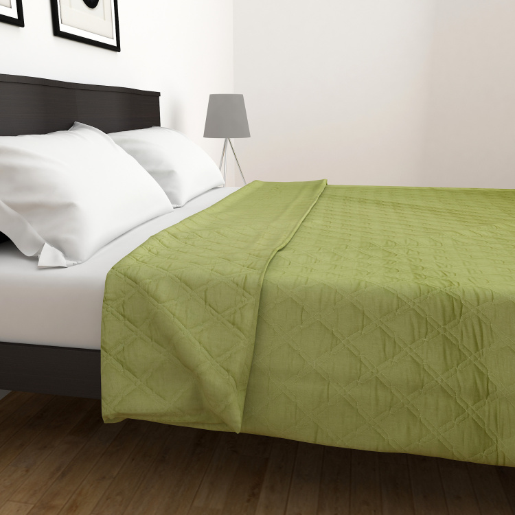 Colour Connect Quilted Double Bed Quilt - 228 x 254 cm