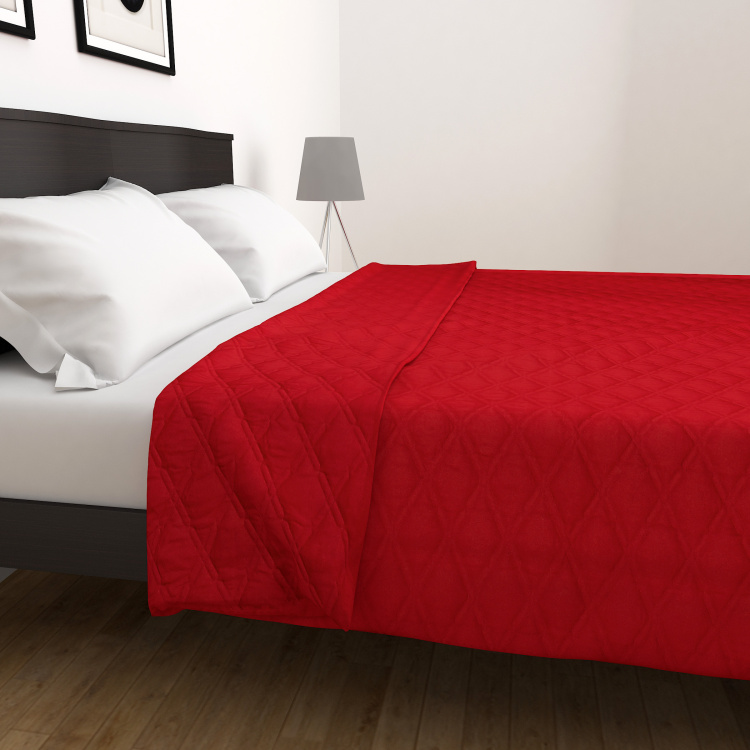 Colour Connect Quilted Double Bed Quilt - 228 x 254 cm