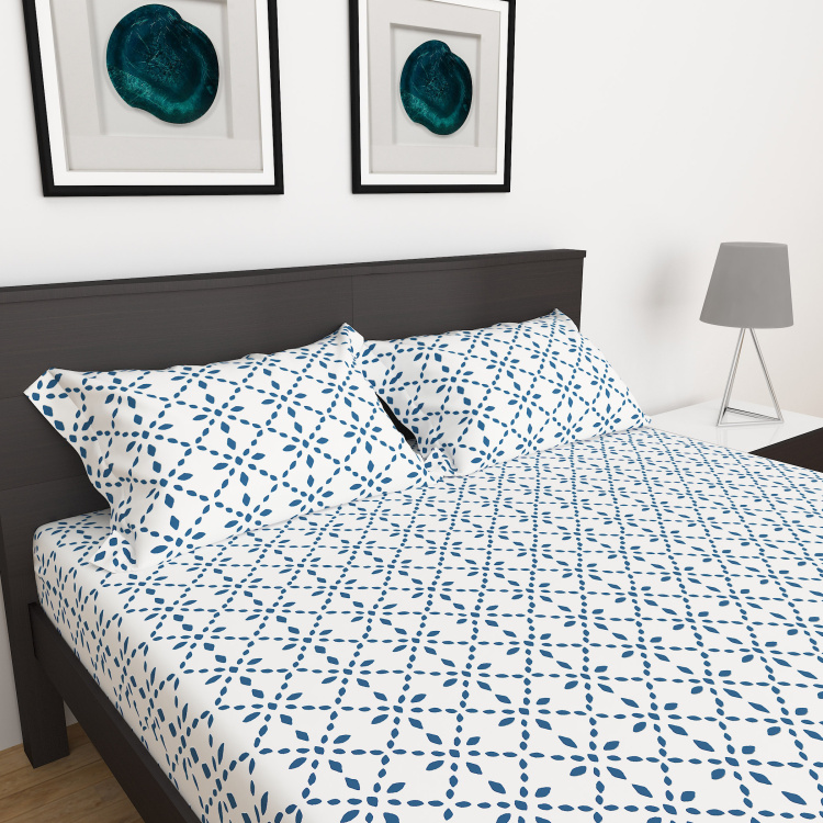 My Bedding 3-Piece Printed Double Bedsheet Set - 228 x 274 cm