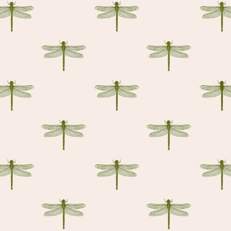 Mandarin Dragonfly Print Pillow Case - Set of 2 - 45 x 70 cm