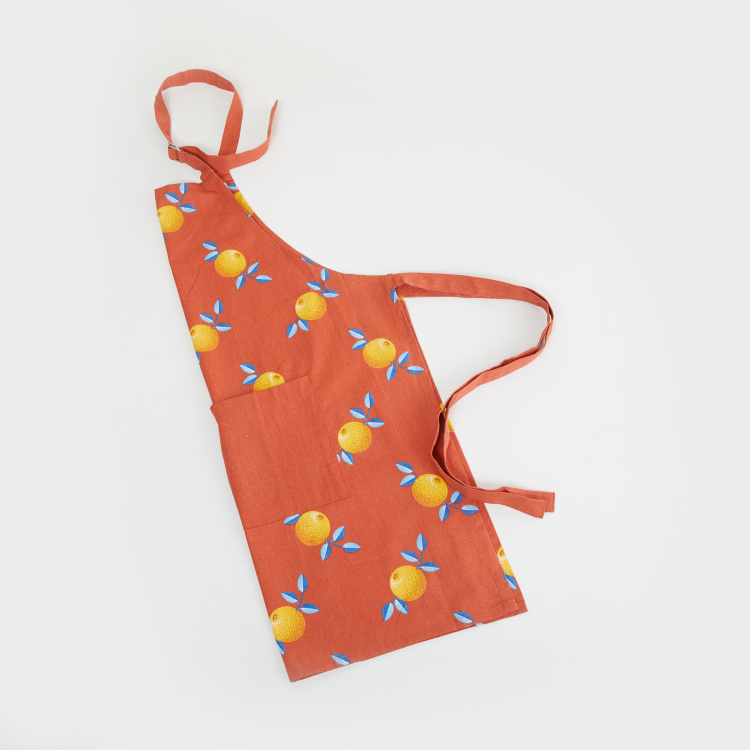Raisa Retro Printed Aprons - Cotton - Apron - 60 cm L x 74 cm W - Multicolour