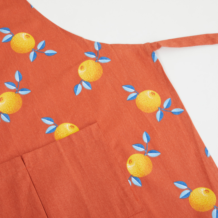 Raisa Retro Printed Aprons - Cotton - Apron - 60 cm L x 74 cm W - Multicolour