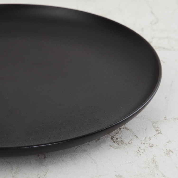 Altos Solid Dinner Plates - Porcelain - Dinner Plate 26 cm L x 26 cm W x 2 cm H -Black