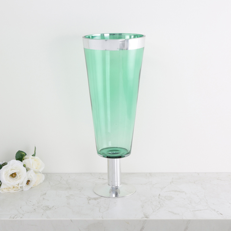 Country Living Solid Round Glass Vase - Glass - 17.5 cm L x 45 cm H