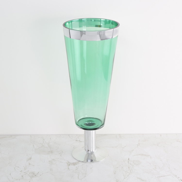 Country Living Solid Round Glass Vase - Glass - 17.5 cm L x 45 cm H