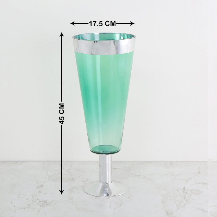 Country Living Solid Round Glass Vase - Glass - 17.5 cm L x 45 cm H