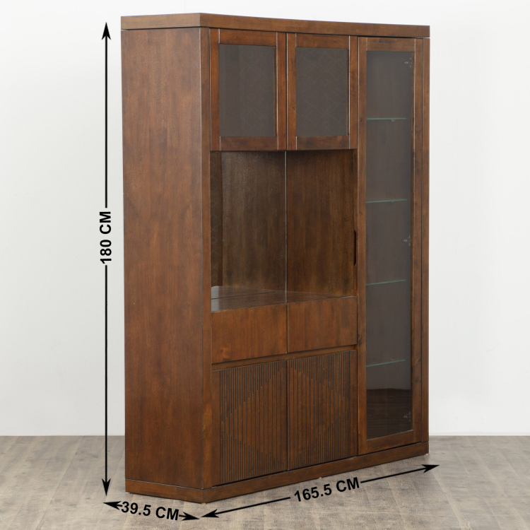 Harmony Crockery Unit - Brown