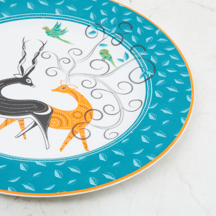 Eliana Deer Print Dinner Plate