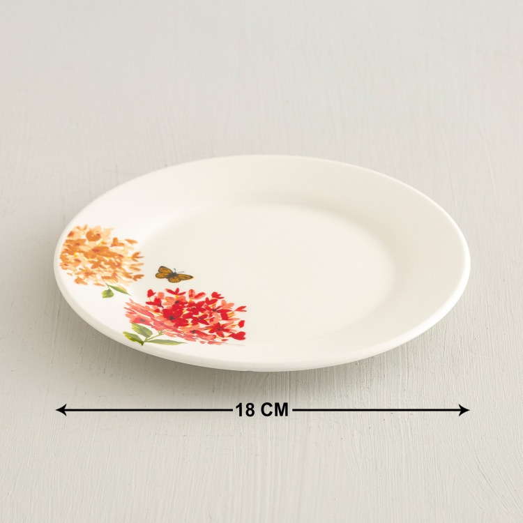 Lucas Pamir Floral Side Plate  - Porcelain -  Side Plate - 18 cm - Multicolour