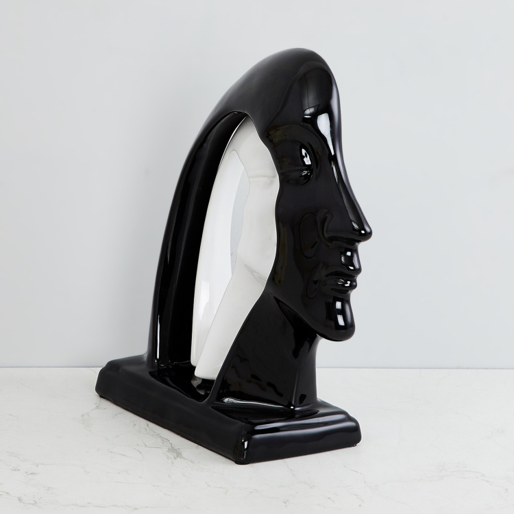 Galaxy Couple Face Figurine