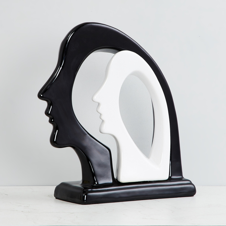 Galaxy Couple Face Figurine