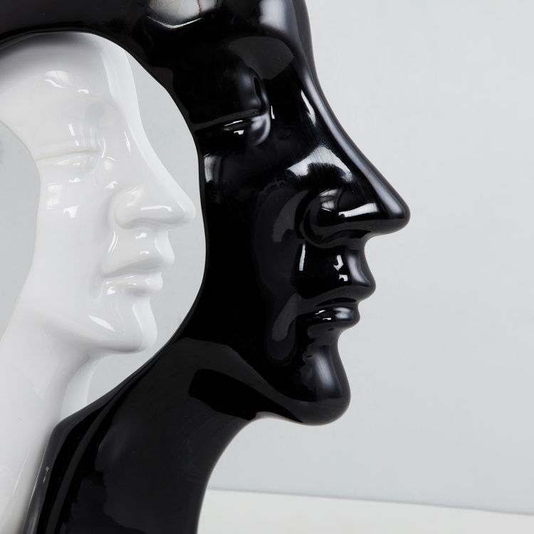 Galaxy Couple Face Figurine