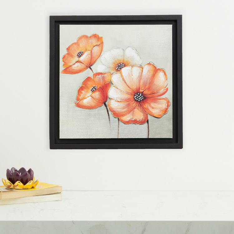 Mezzuna Floral Picture Frame - 40 x 40 cm