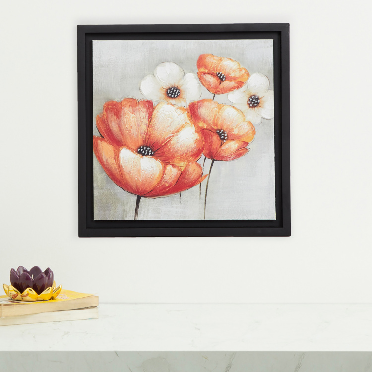 Mezzuna Floral Picture Frame - 40 x 40 cm