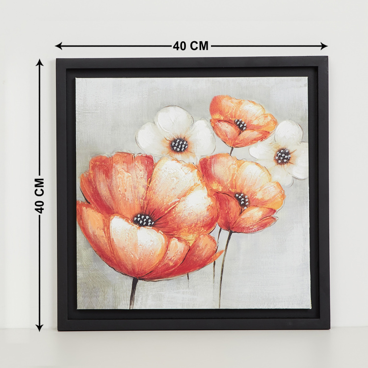 Mezzuna Floral Picture Frame - 40 x 40 cm