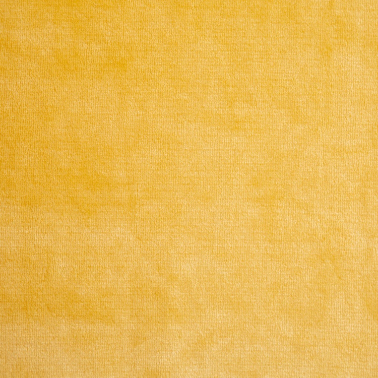 Colour Connect Textured Polyester Double Blanket  : 240 cm x 200 cm Yellow