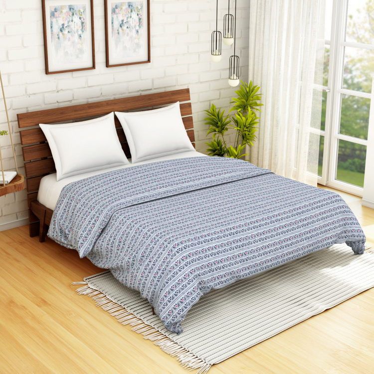 SPACES Printed Double Bed Dohar - 210 x 240 cms