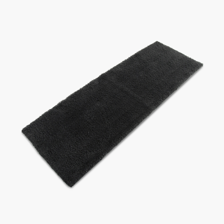 Colour Connect Solid Single Pc. Bath Runner - 130 cm x 45 cm - Polyester - Grey