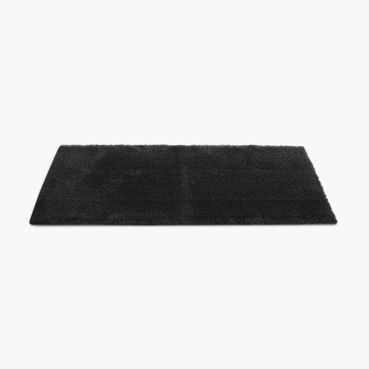 Colour Connect Solid Single Pc. Bath Runner - 130 cm x 45 cm - Polyester - Grey