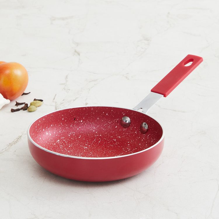 Sweetshop Solid Frying Pan - Mini Fry Pan - 6 cm  H x 14 cm - Red