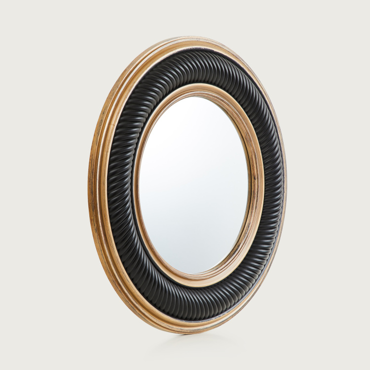 Corvus Fortune 20 inches Wall Mirror : 50 cm diameter - Multicolour