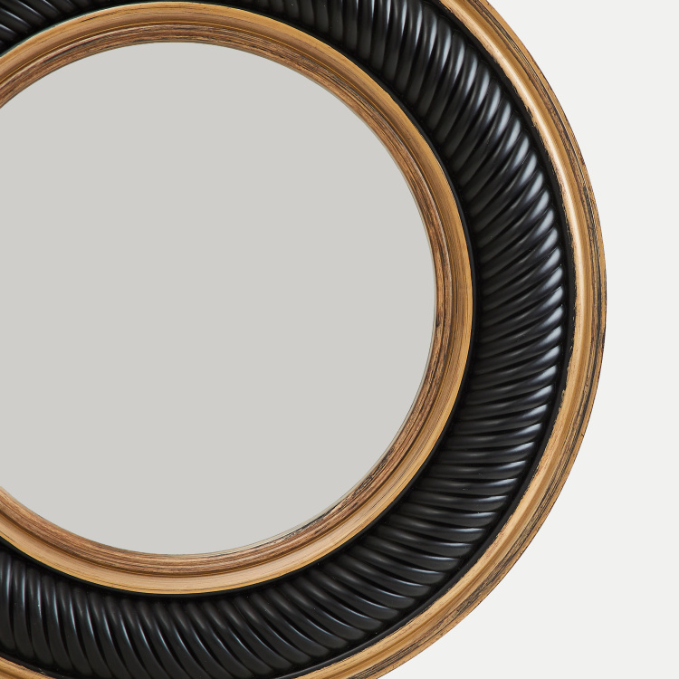 Corvus Fortune 20 inches Wall Mirror : 50 cm diameter - Multicolour